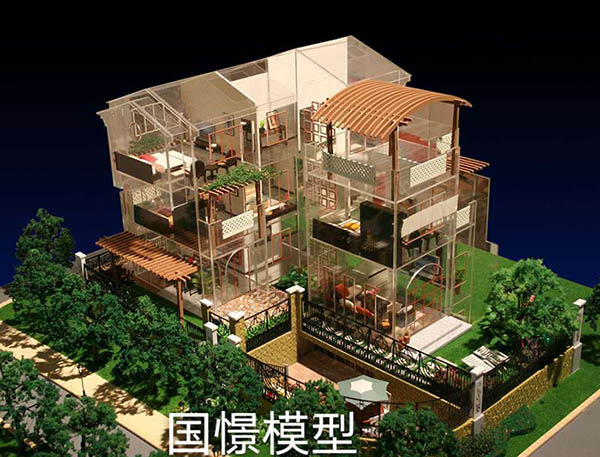 蒙山县建筑模型