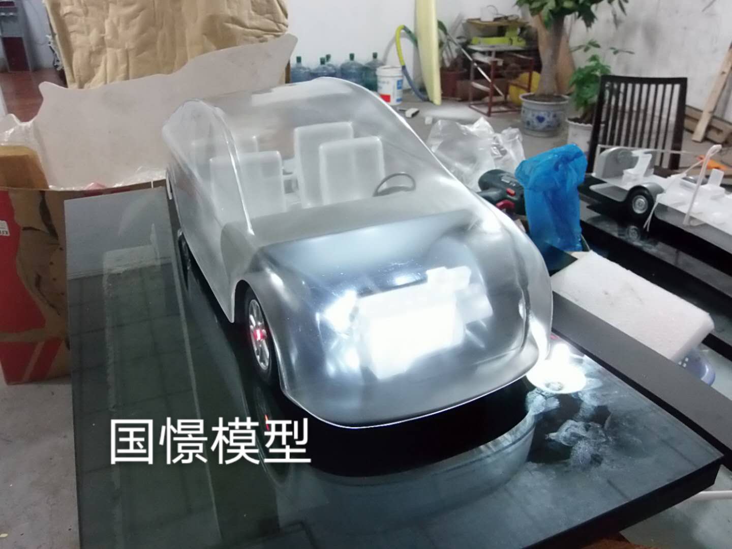 蒙山县透明车模型